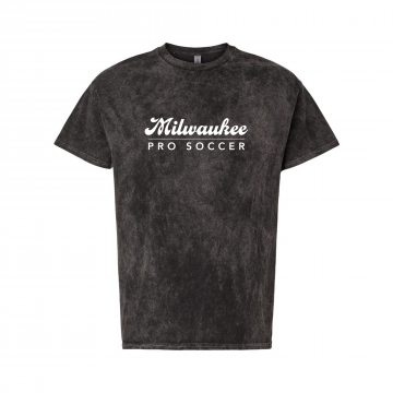 Milwaukee Pro Soccer Mineral Wash T-Shirt - Black